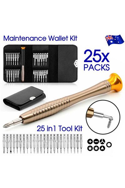 ideal STORE idealStore 25 in 1 Precision Screwdriver Set, with Torx, Phillips, Slotted, Pentalobe, T Screwdrivers