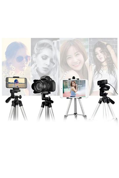 ideal STORE idealSTORE Multifunctional 4 in 1 Telescopic Tripod, For Phone, Camera, Includes Remote Control