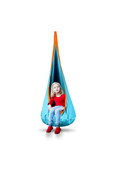 ideal STORE Children's hammock The Raven's Nest cocoon type idealSTORE, Size 140x55 cm, Solid material, Includes per