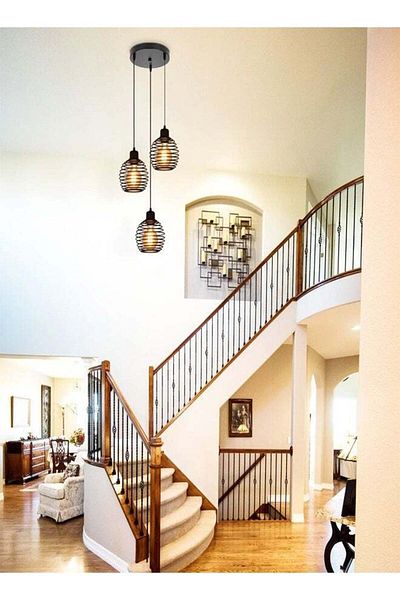 Raffine Creative LED Pendant Lamp Ceiling Light Chandelier Hanging Light for Home Decor Living Room Bedroom
