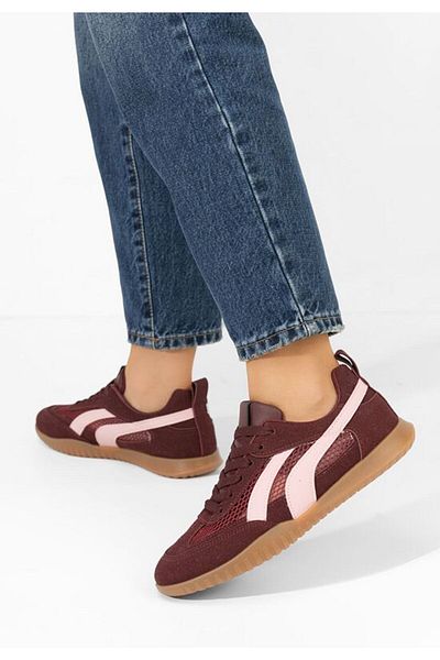 B T Shoes Sneakers dama Eusebia grena