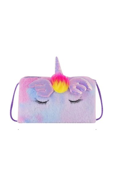OEM Geanta pufoasa Unicorn 20.5 x 12.5 cm, Multicolor
