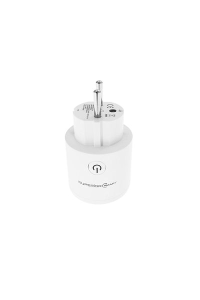 Superior Smart Superior intelligent schuko socket, wireless, 110-240V AC, 16A, 50/60 Hz, white