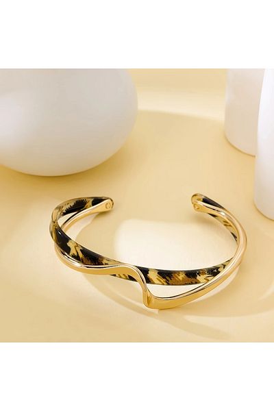 Ayzen Leopard Print Adjustable Bracelet