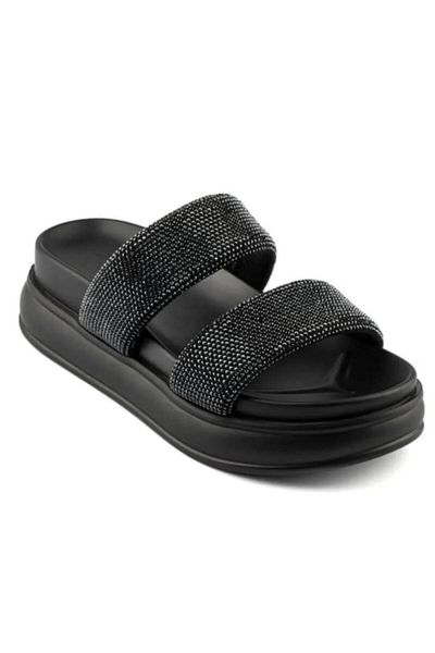 Guja 25Y416 Women's High Sole Stone Double Tape Premium Slippers