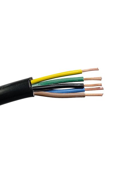 COBI SMART® Electrical cable 5x2.5 mm², 100 m, black - COBI SMART®
