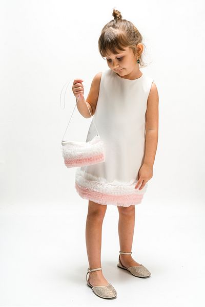Wecan Straight Dress with Colorful Ruffles Skirt