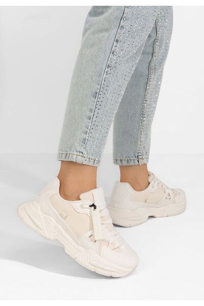 B T Shoes Кецове dama Cathey bej