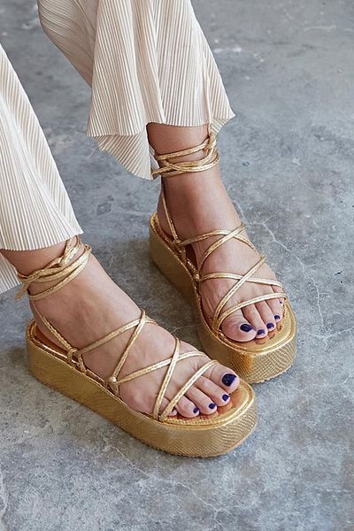 ARTSHOES Women's Ankle Strap Wedge Heeled Sandals 4008-123-0004