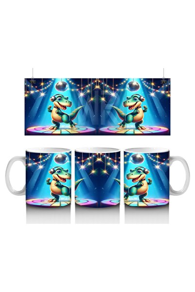 Luluyen كوب ديسكو ديناصور يحب الأطفال الحليب