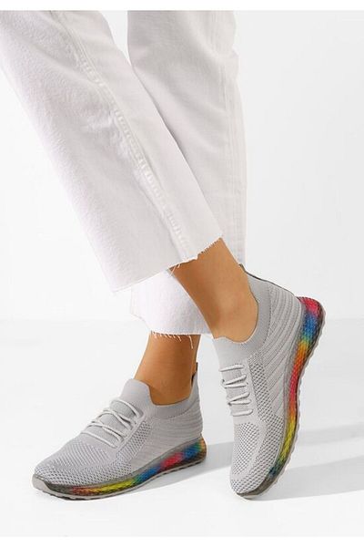 B T Shoes Women's Vadia grey sports shoes