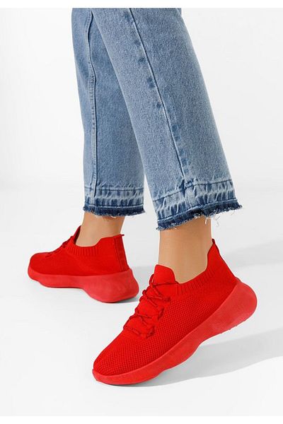 B T Shoes Marotti women's red sports shoes