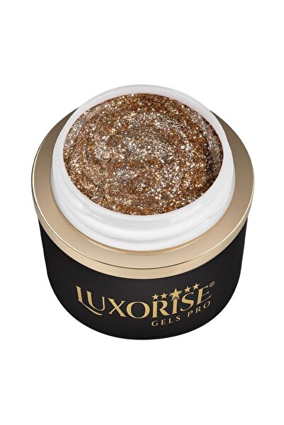 LUXORISE Gel de design 3D - Strălucire regală, Auriu deșertului 5ml