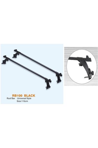 ideal STORE idealStore Roof Rack Set, Universal, Length 115 cm, Compatible with Dacia with Roof with Roof