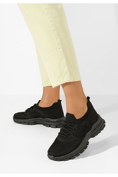 B T Shoes Katrine women's black sports shoes