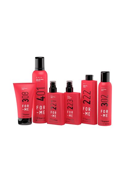 FRAMESİ FOR-ME 222 CURLY HAIR GEL AND STYLING BASE, SHAPE ME GLAZE - 200ml