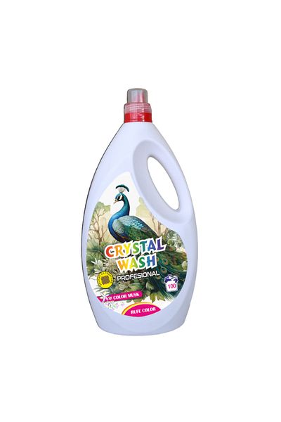 Crystal Wash Laundry Detergent 5l Color Musk For Colored Laundry