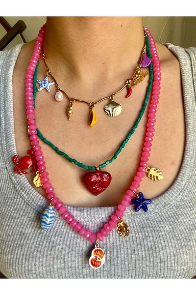Ofi Brand Model Design Necklace Set