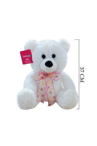 NW NessiWorld Nessiworld 1178B Selay, Sitting Bear 37 cm White