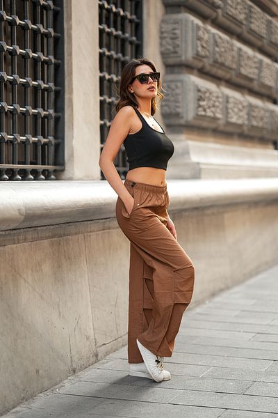 winmoda BAGGY PANTS - ΦΑΡΚΙΑ ΚΑΙ ΠΟΔΙΑ ΜΕ ΕΛΑΣΤΙΚΟ ΜΠΟΡΟΥΝ ΝΑ ΧΡΗΣΙΜΟΠΟΙΗΘΟΥΝ - ΜΟΝΤΕΛΟ ΚΑΛΥΜΜΑ ΤΣΕΠΗΣ