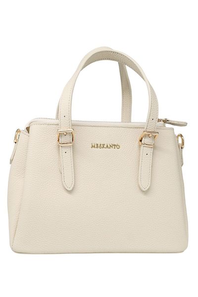 Meskanto Monaco Genuine Leather Hand and Shoulder Bag with Strap