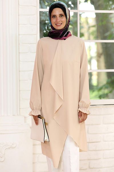 Modaviki Nisa Tunic Beige Elb20
