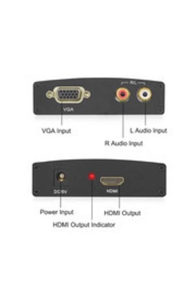 CIMUTO CIMUTO converter, VGA - HDMI, Full HD, unidirectional active adapter with power supply