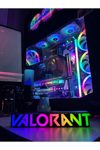 OEM Valorant Logo Masaüstü Aydınlatma Aksesuarı