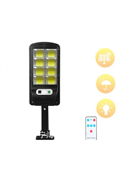 Blusmart Lampă solară 160 LED cu senzor de mișcare și telecomandă