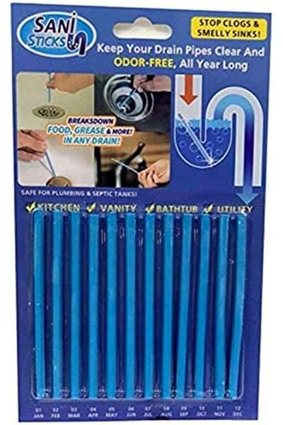Sani Sticks Drain Cleaner Cleaning Sewage Decontamination Deodorant