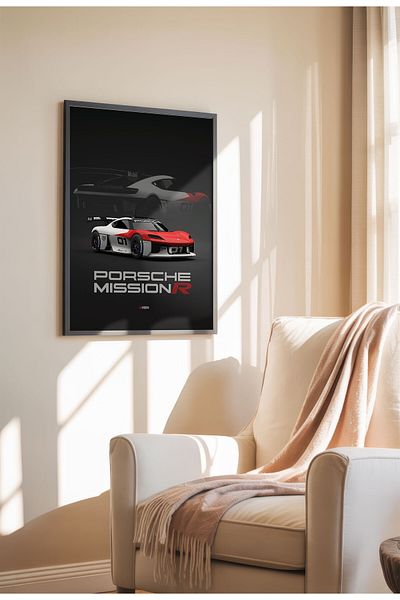 21mxm GT & DTM Racing Poster, Modern Race Cars on Canvas, Frameless Motorsport Wall Art, Track Legends