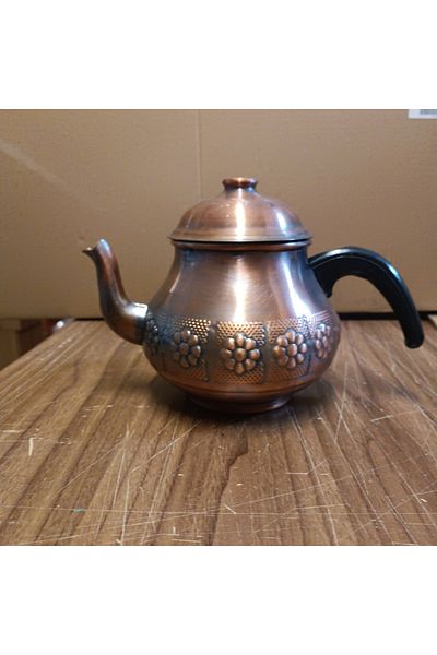 KIVRAKLAR Copper Samovar Teapot Antique Bakelite Handle