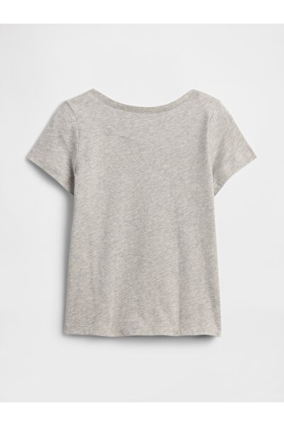 GAP Kız Bebek Açık Gri BabyGap Grafik T-Shirt