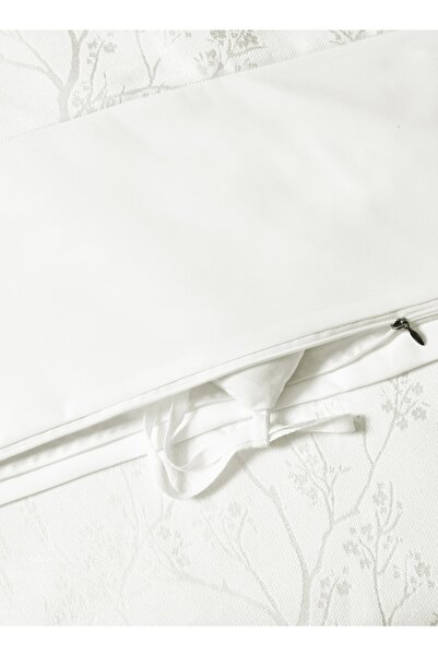 Master Home Textile Chenille Polyester Jacquard Comforter Sets, 9Pcs King Size, Fits 200x200 cm Bed, Removable Filling