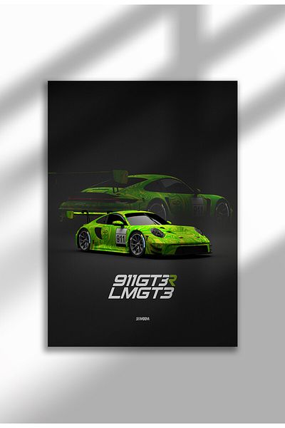 21mxm GT & DTM Racing Poster, Modern Race Cars on Canvas, Frameless Motorsport Wall Art, Track Legends