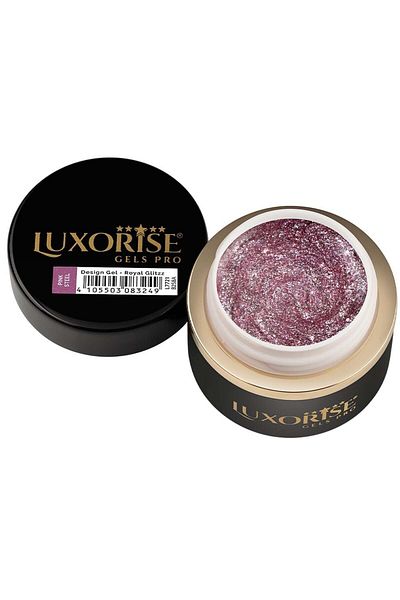 LUXORISE Gel Design 3D LUXORISE - Strălucire Regală, Oțel Roz 5ml