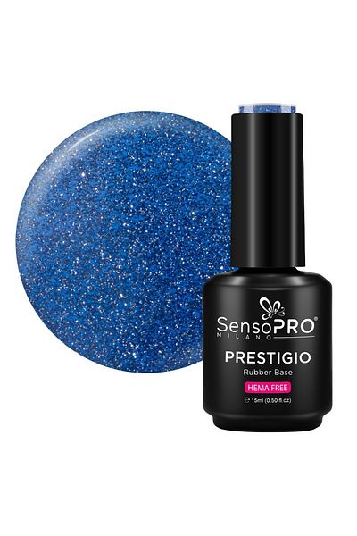 SensoPRO Milano Baza de cauciuc PRESTIGIO SensoPRO Milano - Midnight Ocean 15ml