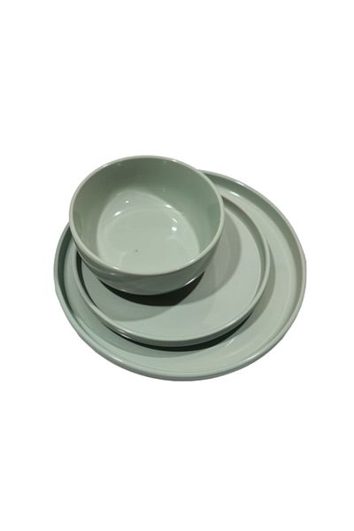 OEM 12-piece dinner service set, Green