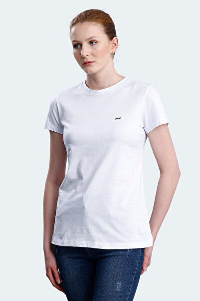 Slazenger KORNELI I Kadın Tişört Beyaz