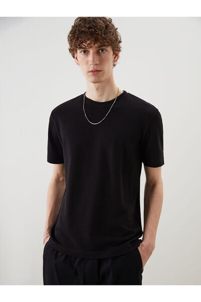 LC Waikiki Herren-T-Shirt mit Rundhalsausschnitt