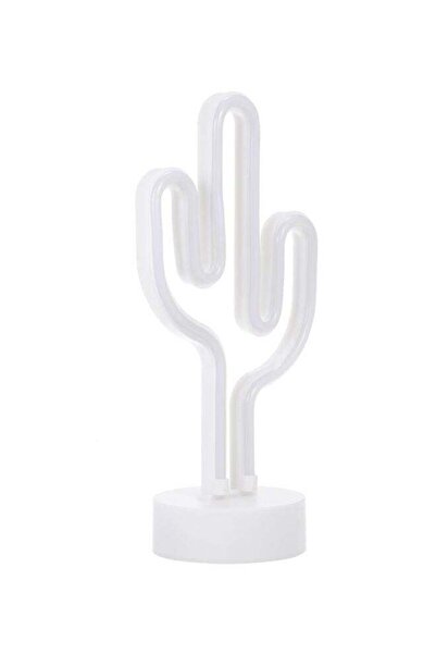 Raffine ضوء نيون LED على شكل صبار أخضر 33.0 × 19.5 × 4.0 سم