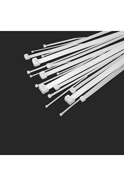 XTREME Set de 100 de bride de cablu zimțate din nailon, 3,5x200 mm, autobloca...