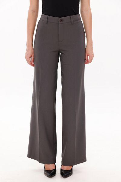 LA PANTE Front Buttoned Straight Stitched Palazzo Pants