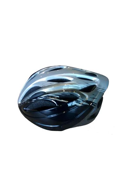 Helmet Sport Safety Helmet for Bicycle Skateboard Skating 54-60 cm Black Silver Bh17-6