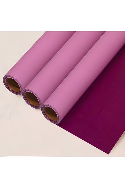 weloveis Purple&Pink Color Roll Flower Bouquet Paper-25 Meters