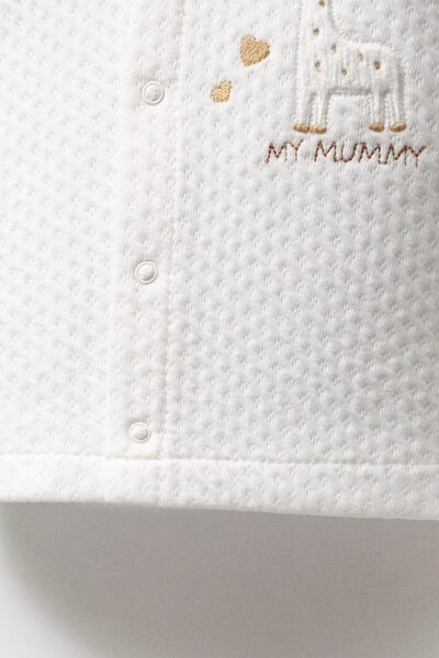 Bebitof Cute Giraffe Patterned Baby Quilted Vest