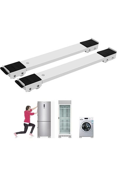 MARKQ Furniture Dolly Mobile Roller, Extendable Appliance Rollers Mobile Washing Machine Base Fridge