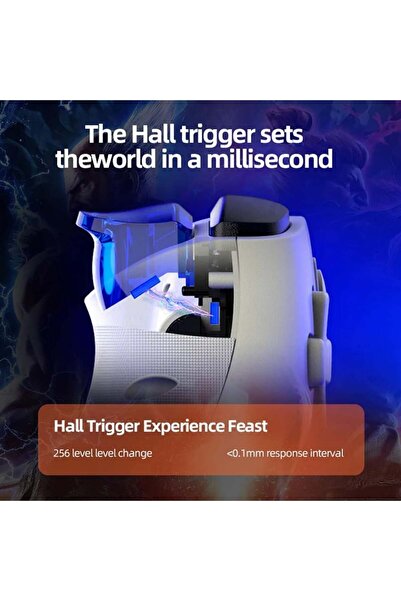 SKYDDAR INNOVATION Wireless Bluetooth 5.2 Controller Universal, Android/iOS/PS4/Switch, BSP-D9, set sticker, White