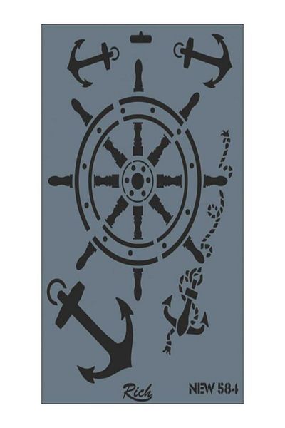Rich Stencil New Series 584 25X35