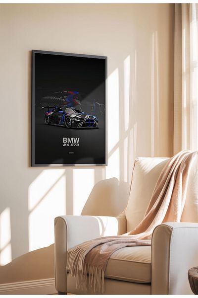 21mxm GT & DTM Racing Poster, Modern Race Cars on Canvas, Frameless Motorsport Wall Art, Track Legends